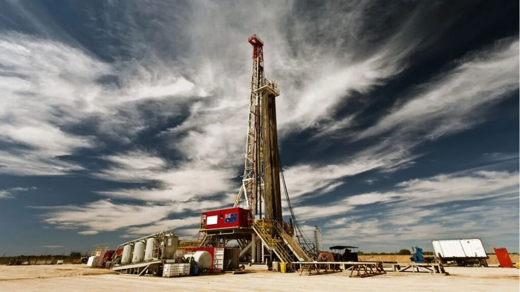 Perforación shale en Vaca Muerta, Cuenca Neuquina, Argentina