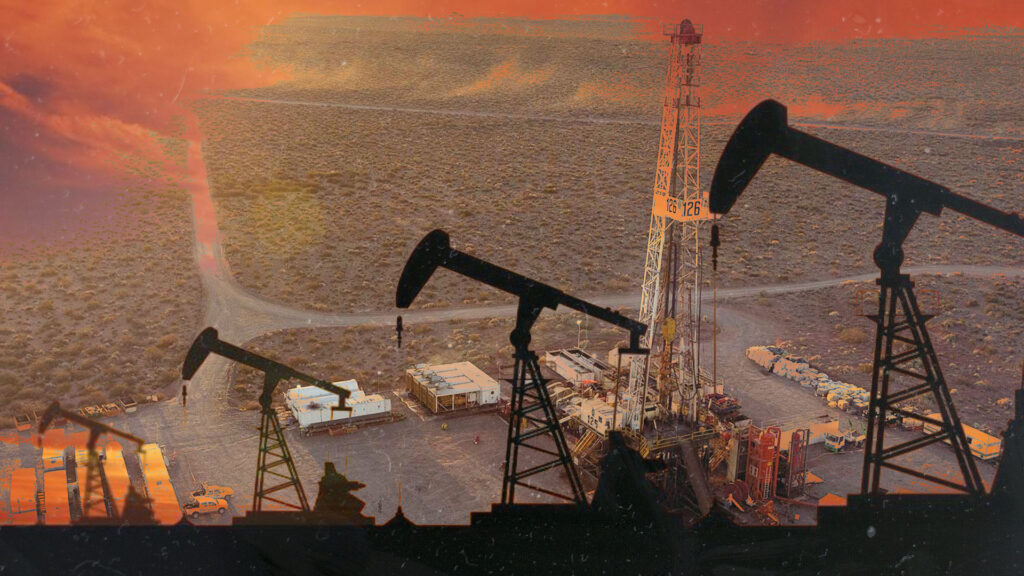 Perforación shale en Vaca Muerta, Cuenca Neuquina, Argentina