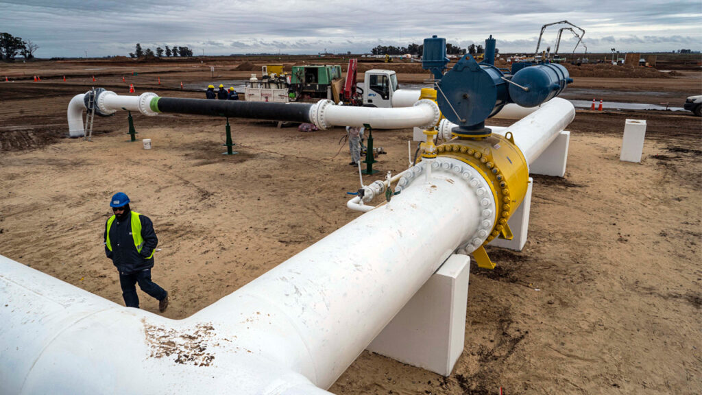 Gasoducto Néstor Kirchner, infraestructura energética Vaca Muerta